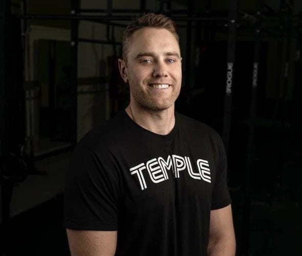 Co-owner Bruce Foerster at Temple Fitness