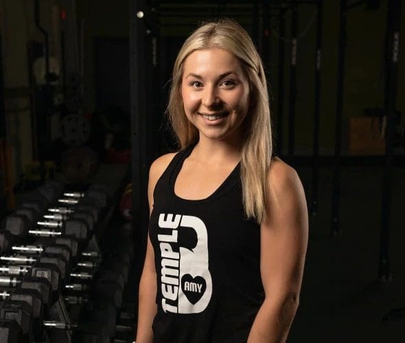 Trainer Crystal Keohane at Temple Fitness